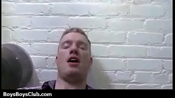 Preview 3 of Naked Web Cams Sex Cams - Hot muscled black gay boys humiliate white twinks hardcore 30