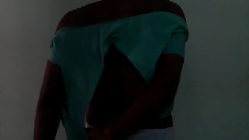 Preview 2 of Father Sleep Walking - south india aunty removing bra and blouse for bath