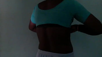 Preview 1 of Father Sleep Walking - south india aunty removing bra and blouse for bath