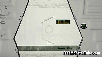 Preview 2 of Mesulation Sex - Geeky 3D brunette in glasses toying her pusssysode3 Spoof-high 1