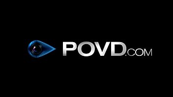 Preview 1 of Bbw Com Shot - POVD Horny blonde teen fucked and spanked in POV