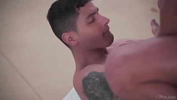 Preview 4 of Spaniel Girl - Hot studs enjoys sweaty bareback pool day
