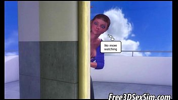 Preview 3 of Boy Boy Xxx Sex Japan Mom - Tasty 3D cartoon blonde babe sucks on a hard cock