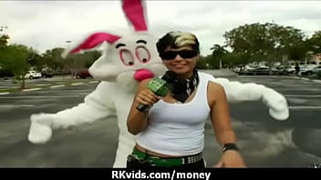 Preview 1 of Lesbian Masha - Desperate teen naked in public and fucks to pay rent 6