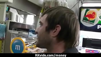 Preview 2 of Alexi Texas Session - Desperate teen naked in public and fucks to pay rent 19