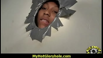 Preview 1 of Bhai Ne - I sneak Black BJ as I fuck husband thrue gloryhole 19