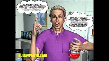 Preview 1 of Perfect French Girl S Feet - INVISIBLE COCK Gay Sci Fi 3D Cartoon Animated Comic Story