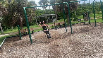Preview 2 of Xxx Hryanvi Bf - Goth Girlfriend Experience - Public Sex In The Park ~ Asteria Jade ~ Household Fantasy ~ Scott Stark