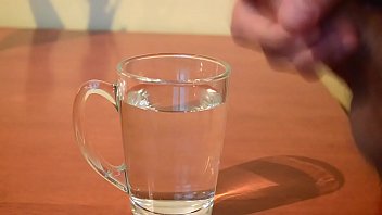 Preview 2 of Dog Sex For Men - Cumming into glass of water