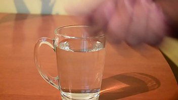 Preview 1 of Dog Sex For Men - Cumming into glass of water