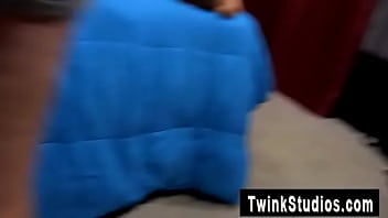 Preview 1 of Xxxxx Sannyleaon Saexvideos - Twink movie Some fellows d. their own loads all the time too of