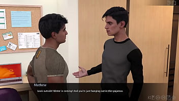Preview 3 of School Sexy Xxxx - Summer Vaction #38 - Peters first gay time