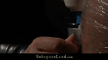 Preview 3 of Lesbian Xvidio - Charlize is wrapped with cellophane and tormented