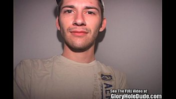 Preview 1 of Son Seduce Mom In Satin - Hottie Jock Sucks Glory Hole Cock!