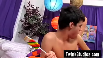 Preview 4 of German Tiny Wife Share - Gay fuck Lucas gets caught playing with legos by Gabriel,  who