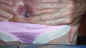 Preview 3 of Pozo - pink heart panty close up &amp_ spread ~ don&#039_t you like my frills &amp_ bow?  finger me,  cum in my face!