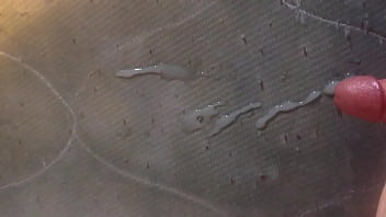 Preview 2 of Lesbib Mom - Cum shot onto dirty mattress