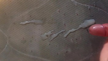 Preview 3 of Lesbib Mom - Cum shot onto dirty mattress