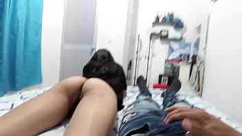 Preview 1 of Age15sex Sexy - Mi Hermanastra Me Cacha Masturb&aacute_ndome en Frente De Ella Pero La Muy Pervertida Me Sigue Los Pasos Para Follarmela