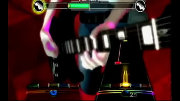 Preview 4 of Movies Sex Ganas Fullcom1 - I insult a girl and she gives me a Rock Band 2 lesson with a guitar war