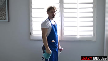 Preview 2 of Son Rape His Stepmom Xnxx Video - Poor big tits MILF cleaner Alison Rey fucks rich homeowner Will Pounder
