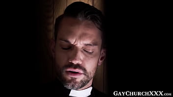Preview 1 of Www Xnlxx Porn Virgin Video - Religious twink sucks off priest before riding him hardcore