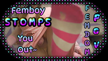 Preview 1 of Time Stop Magic - 4k | Femboy STOMPS you out~ (Teaser)