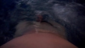 Preview 2 of Desi Ball Punching - nude man in jacuzzi