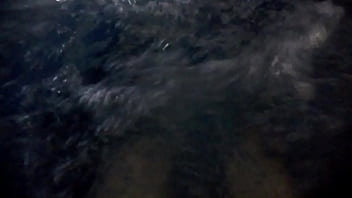 Preview 1 of Desi Ball Punching - nude man in jacuzzi