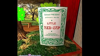 Preview 1 of At Bus Chania - 3D Comic: The Little Red Hood