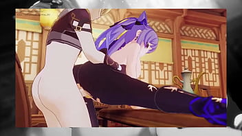 Preview 3 of Animals Pirn Videos - Keqing Hentai Compilation | Genshin Impact