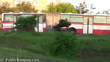 Preview 3 of Ganwrosixsy - Blonde girl in PUBLIC group SEX orgy Part 1