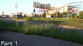 Preview 1 of Ganwrosixsy - Blonde girl in PUBLIC group SEX orgy Part 1