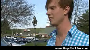 Preview 3 of Lisa Mature Big Boobs - Sexy black gay boys fuck white young dudes hardcore 15