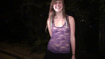 Preview 2 of Tranny Triple Dp - Cute TEEN girl PUBLIC sex anonymous DOGGING PART 1