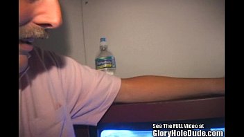Preview 1 of Angela Del Rei - Glory Hole Dude Sucks Random Cocks!