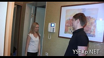 Preview 1 of Veronika Femanic - Naughty babe raises her long legs.