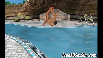Preview 3 of Rare Video Simulated Snuff - Hot 3D cartoon brunette babe gets her pussy pounded