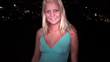 Preview 1 of Sauna Yerli Orospu - Blonde teen girl intervew for PUBLIC orgy Part 1