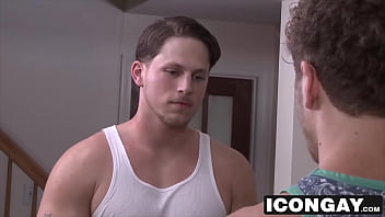 Preview 1 of Blazers First Time Xxx Video Hd - Cheating on my wife to have forbidden gay sex