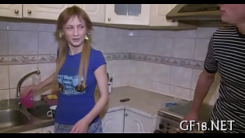 Preview 1 of Really First Time On Sex - Stare at this brunette hair stranger banging