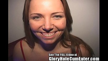 Preview 1 of Velicity Von Japan - Wild Sperm Swallowing Slut at the Glory Hole