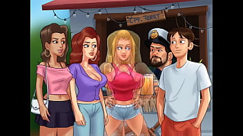 Preview 4 of Salah Kamar - Summertime Saga Cap 36 - Las Tetas De Una Rubia Y Sus Amigas