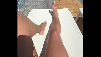 Preview 3 of 60 Years Xxx - Sexy MILF hanging out by the pool!!