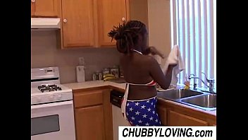 Preview 1 of Pinpack Pussy - Diva is a sexy black BBW who loves to fuck a lucky white guy