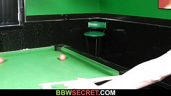 Preview 2 of Floppy Tits Compilations - His GF leaves and he fucks BBW on the pool table