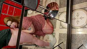 Preview 4 of Bilss Wark - Horny Neighbor fucked a beautiful chubby redhead in her two tight holes for dressing too slutty