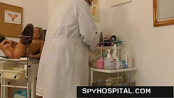 Preview 4 of Sex Vagina - Classy girl at doctor caught on spy cam