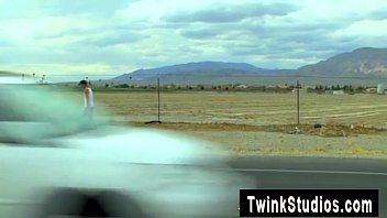 Preview 1 of Bdsm Mom Tubeized - Gay porn Camden Christianson is hitchhiking in the desert just