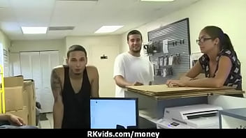 Preview 2 of Sensual Foot Licking Scene - Desperate teen naked in public and fucks to pay rent 3